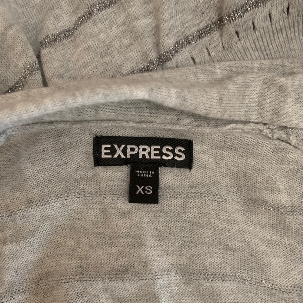 Express gray cardigan - Picture 4 of 4